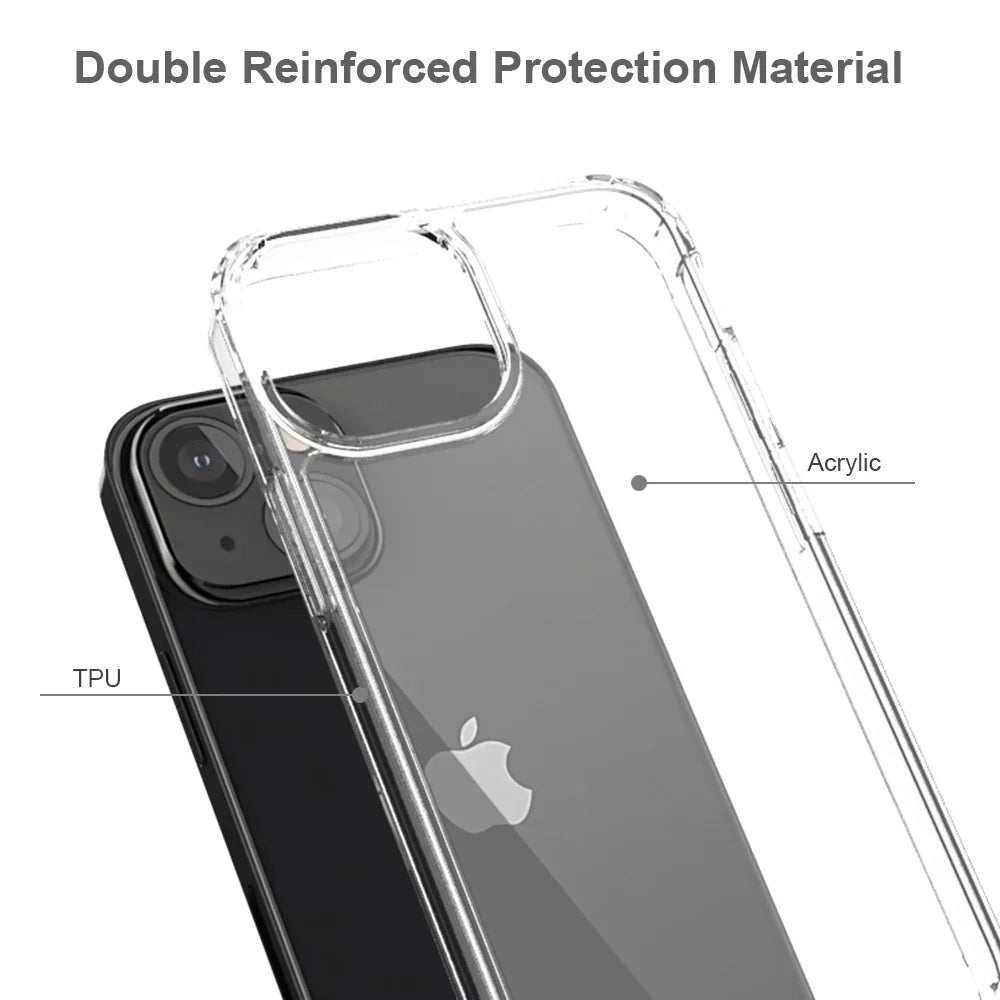 Armor-X Ahn Shockproof Protective Case For iPhone 13 - Clear - Tashqila Armor-X Ahn Shockproof Protective Case For iPhone 13 - Clear - Tashqila
